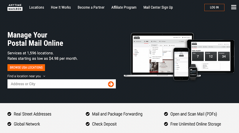 วิธีสมัคร Anytime Mailbox™ เช่าที่อยู่ส่วนตัว US ไว้รับจดหมายและพัสดุ